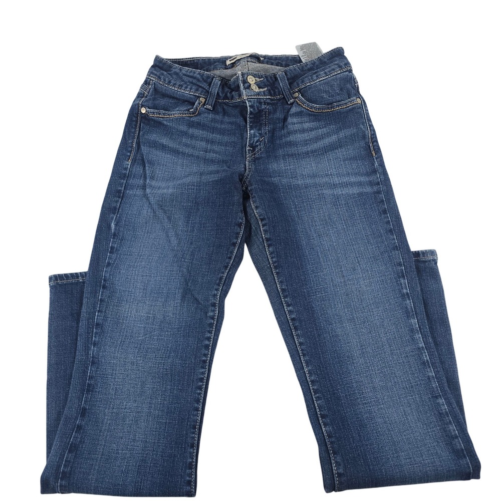 Levis 529 Curvy Bootcut Jeans Medium Wash Blue Flap Pocket 6M W28 L32 529-13